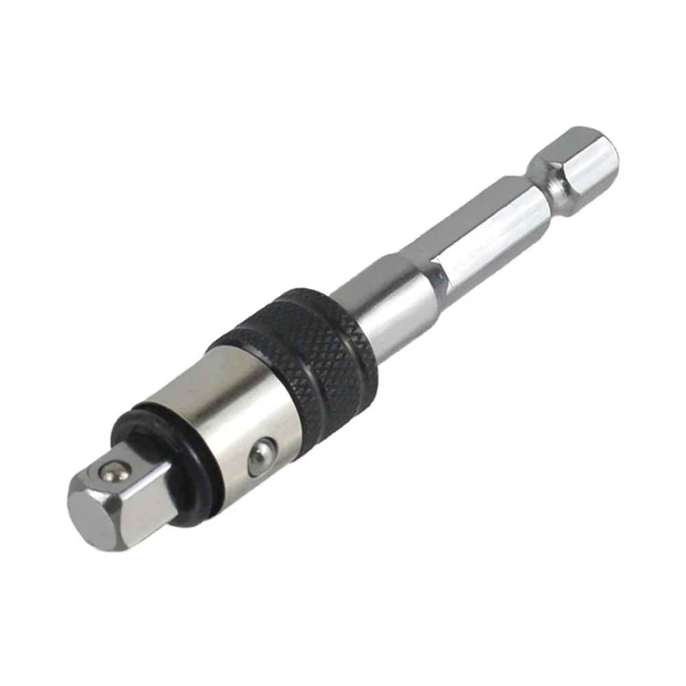 1/4'' Hex Shank Socket Adapter 70mm Cr-V Steel Extension Bar Drill/Impact Driver Converter