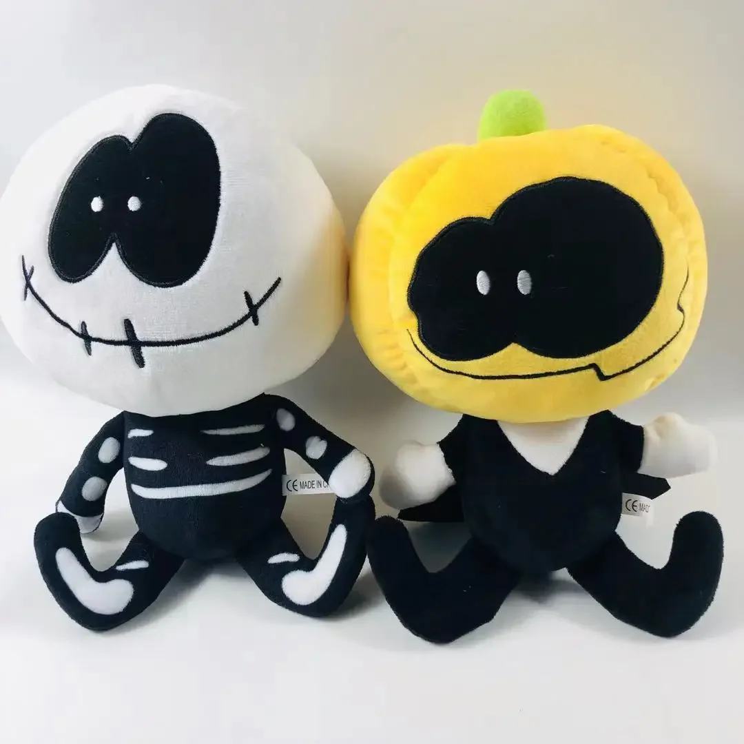 New Plush Toy Kawaii Spooky Month Skid and Demon Stuffed Plush Toy Animation Derivatives Gift for Kids Peripheral Products