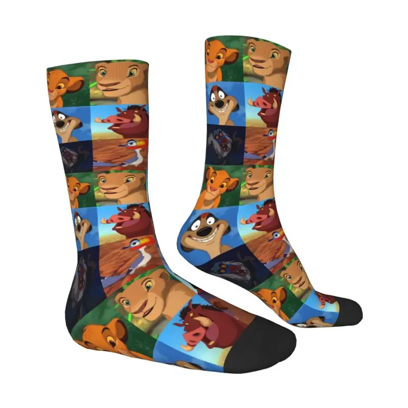 The Lion King Character Dress Socks Men Women Warm Fashion Crew Socks