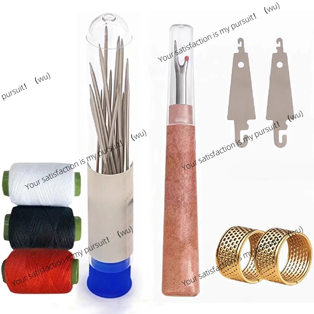 34Pcs Big Eye Sewing Needles Set, Hand Needles for Clothes Quilting Embroidery, Easy Thread Needle Kit Case Elderly Crafting​