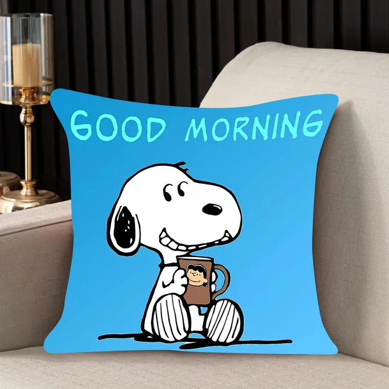 New Pillow Snoopy Slips Pillow Covers Bedding Comfortable Cushion Good For Sofa Home Car High Quality Pillow Cases 40x40cm gift