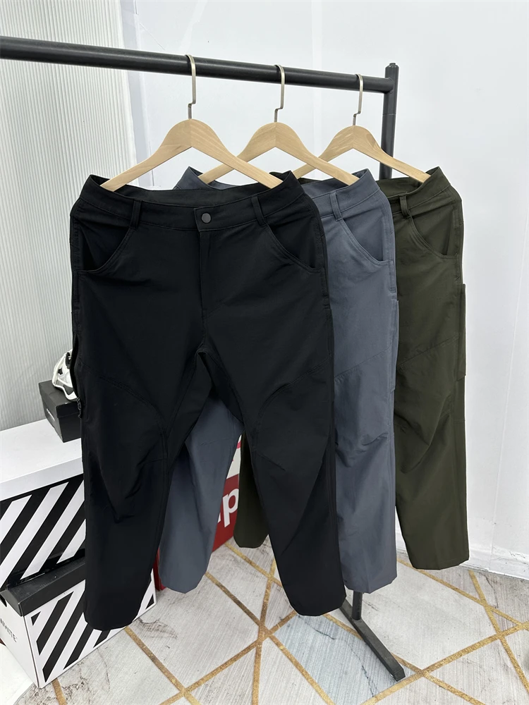 

High-End Outdoor 3D Tailoring Hiking Mountain Sports Long Trousers Windproof Waterproof Soft ell Climbing Casual Men's Pants