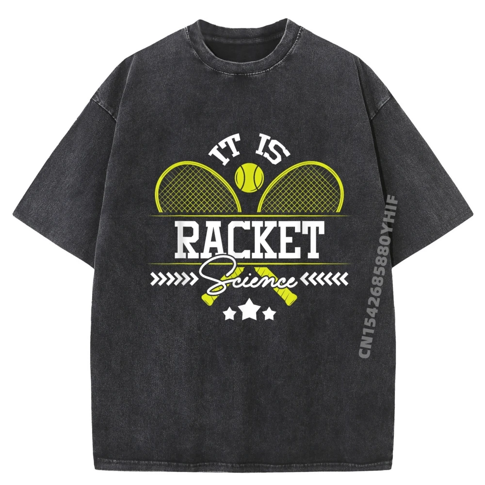 

Футболки с дизайном It Is Racket Science Tennis, мужские футболки, топы, футболки с рисунком со скидкой, мужская винтажная стираная одежда