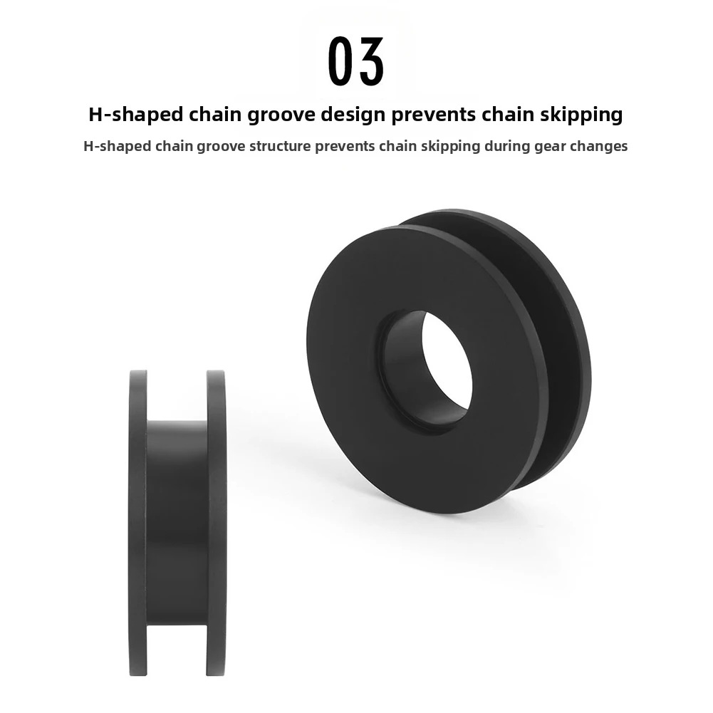 مثبت سلسلة دراجة الطريق مع شداد عجلة حرة للدراجة بطول قابل للتعديل لمحور 12 مم وإطلاق سريع