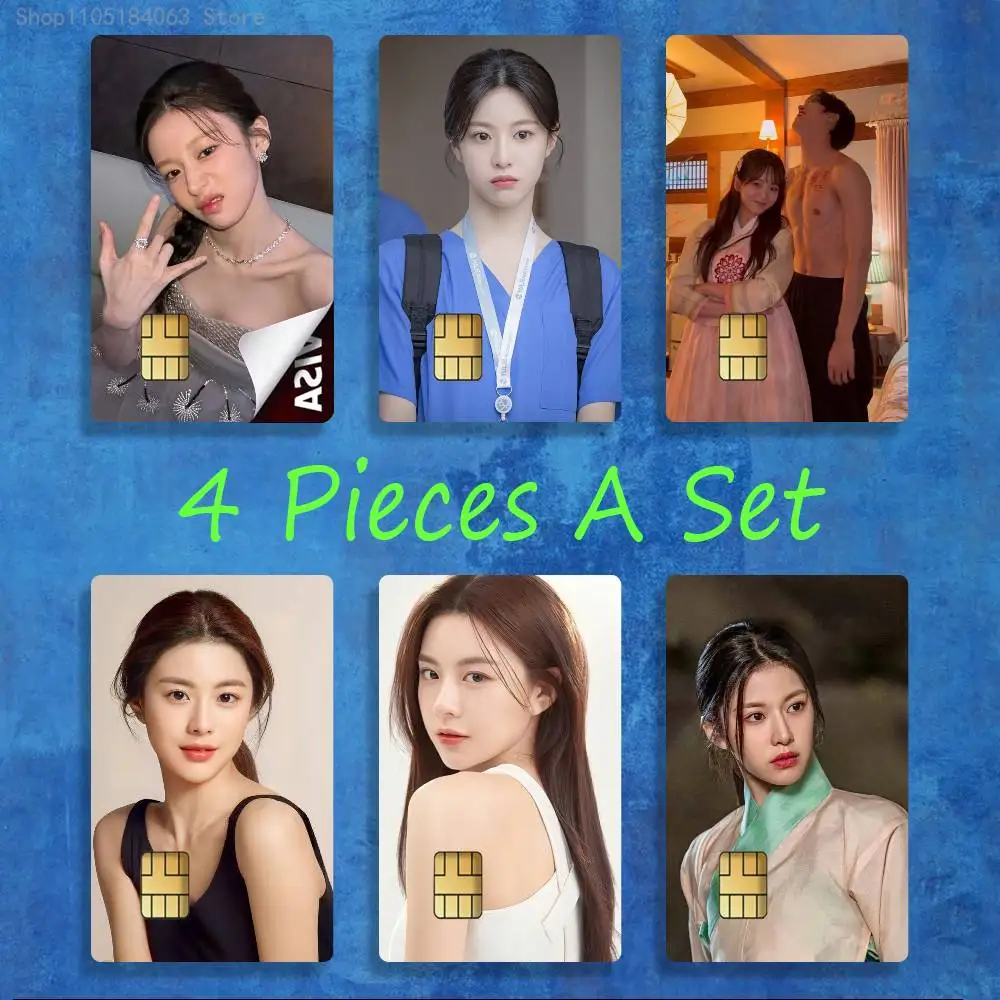 G-Go Y-Youn J-Jung ملصقات الائتمان فيزا الخصم البنك بطاقة شحن حافلة مترو ملصق مضاد للمياه ملصق الديكور