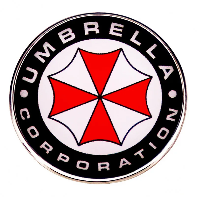 Umbrella Corporation Logo Metal Brooch Adventure Game Badge Fashion Jewellery Backpack Accessory Gifts