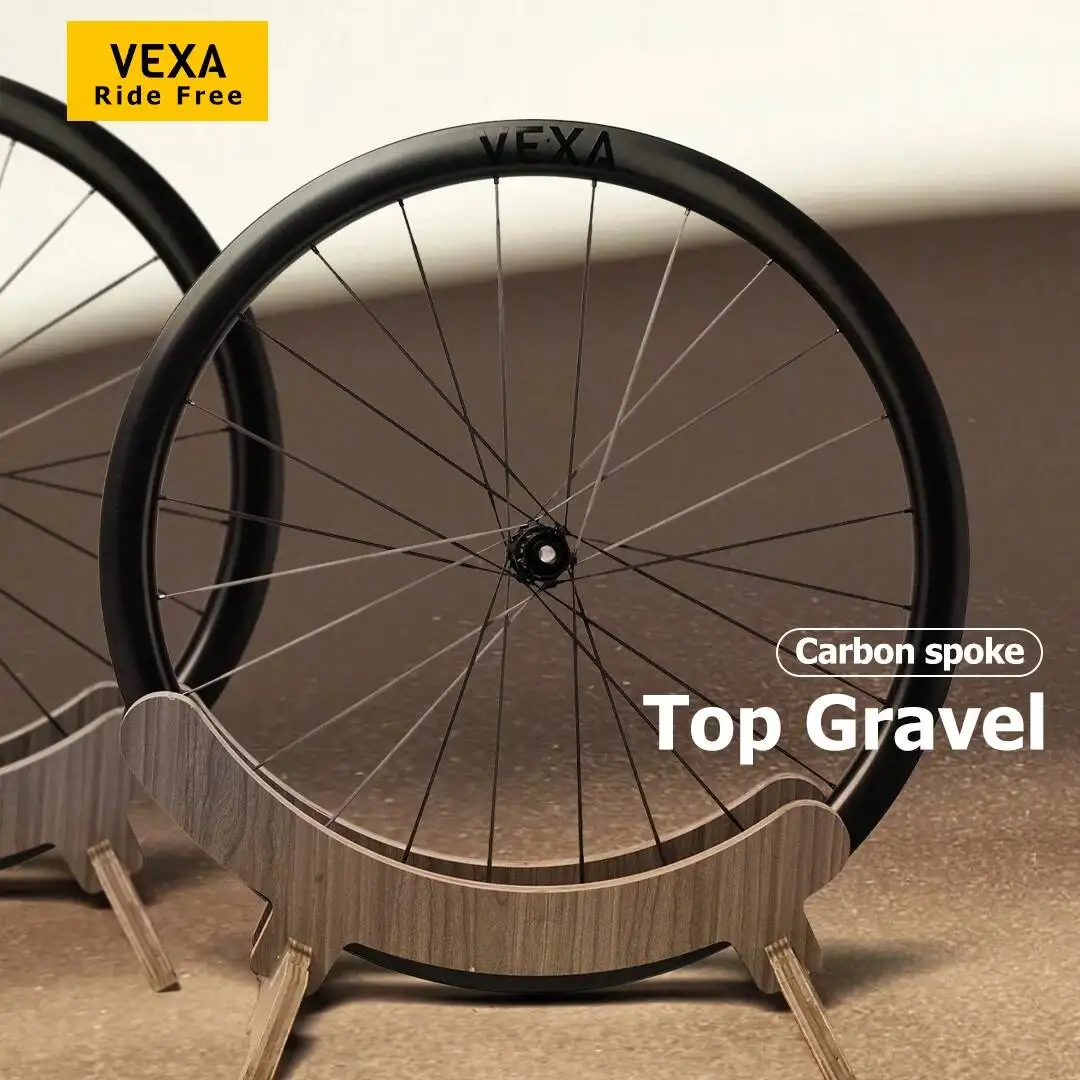 

Колесный комплект VEXA TOP Gravel: карбоновые спицы 3.3 мм, обод 40 мм, ультралегкий (1245 г), 700C, карбоновое волокно, втулка 36T Ratchet, без UD-покрытия