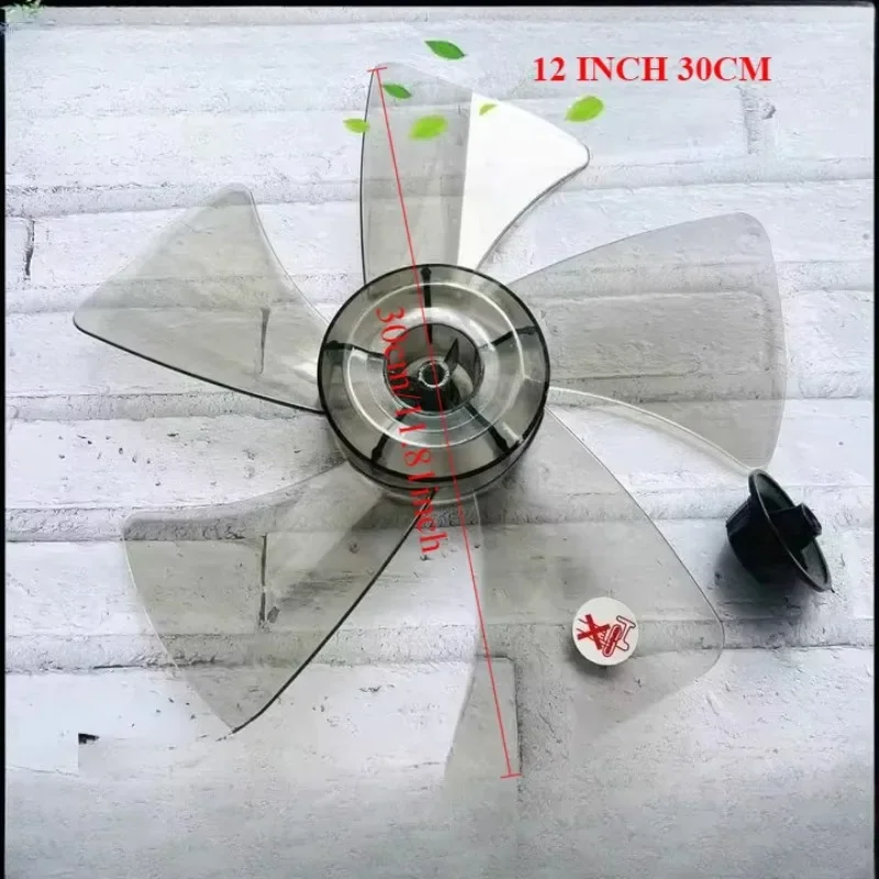 WZ-ROTARY FAN BLADES FOR ​​AIRMATE 12 INCH 5 BLADE FAN REPLACEMENT LEAF, UNIVERSAL FIT FOR ELECTRIC FANS​ 300MM