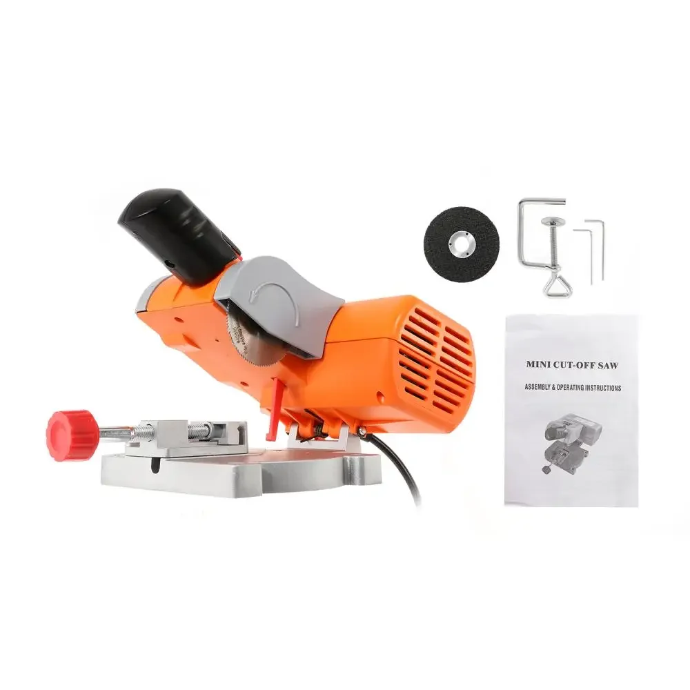Mini Electric Saw Cutting Machine high speed Bench Cut-off Saw Steel Blade For cutting Metal Wood Plastic Adjustable