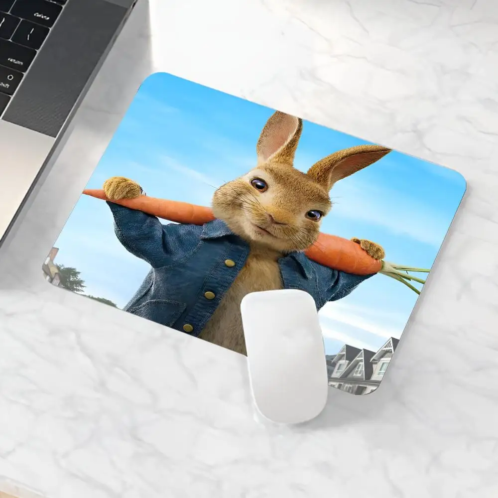 P-Peter Kawaii R-Rabbit Mouse Pad Game Laptops Small Wrist Protector Supplies Desk Accessories Luxury Notebook Accessories