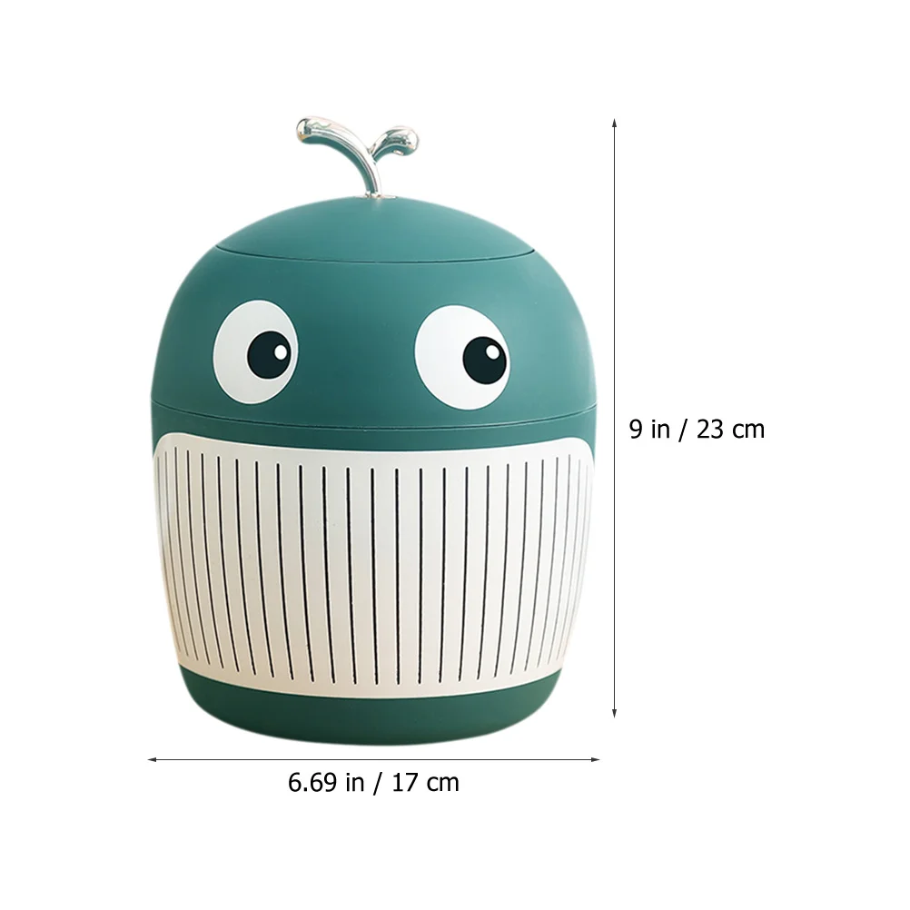 

Mini Desktop Trash Can Stylish Compact Makeup Sponge Tissue Cotton Container Easy Empty Chic Design Countertop Tabletop Small