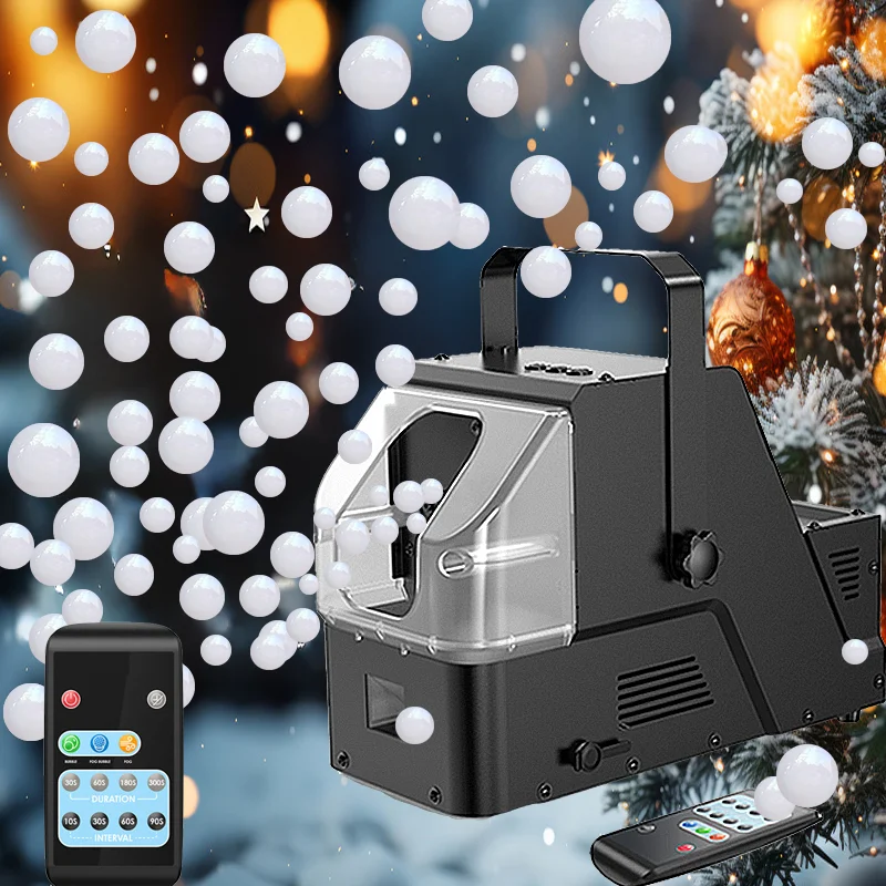 3-in-1 안개 거품 기계, 무선 리모컨이 있는 연기 거품 기계, 자동으로 안개 거품, 거품, 연기를 만듭니다.