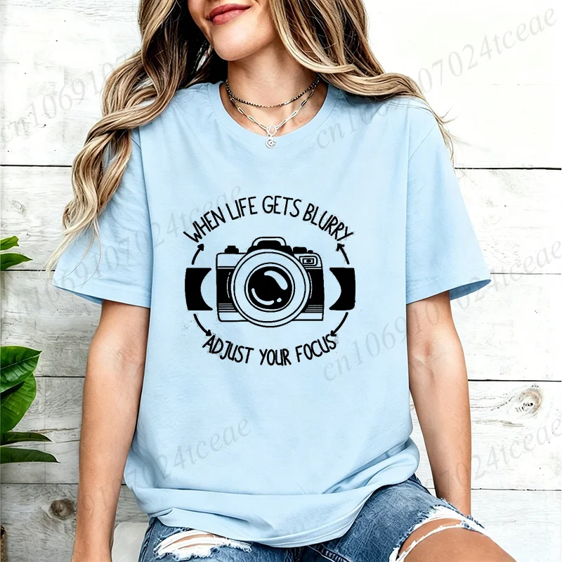 Funny Photographer Shirt,Camera TShirt,Photograph Lover T Shirt,Photography Shirts,Summer Fashion Women T-Shirts Travel Tops
