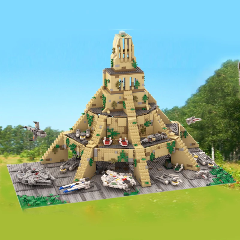 2293PCS Famous star battle Movie MOC modular Yavin IV Rebel Base model DIY creative ideas ChildToy Birthday Gift Building blocks