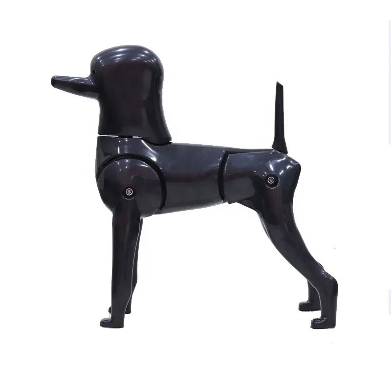 

Dog mannequin Wholesale factory display black Dog Models Toys New Design Standing Position Dog Mannequins Pet Shop customizable