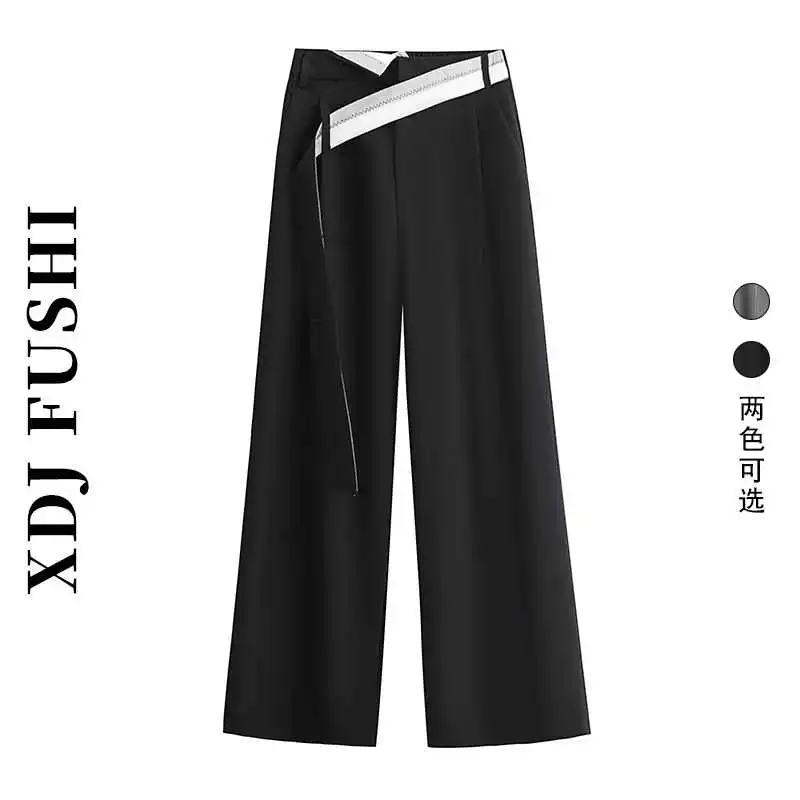 

Women Black Suits Pants Streetwear 90s Aesthetic Vintage FashioBaggy Y2k Pants Harajuku High Waist Trousers Fashion Clothes 2025