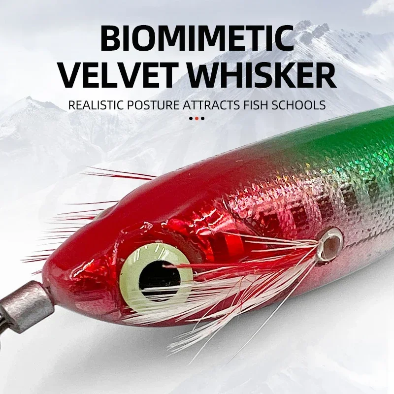 10 سنتيمتر الليزر الأفقي الخشب الروبيان إغراء الاصطناعي الصيد إغراء الأخطبوط الحبار هوك الصيد الملحقات