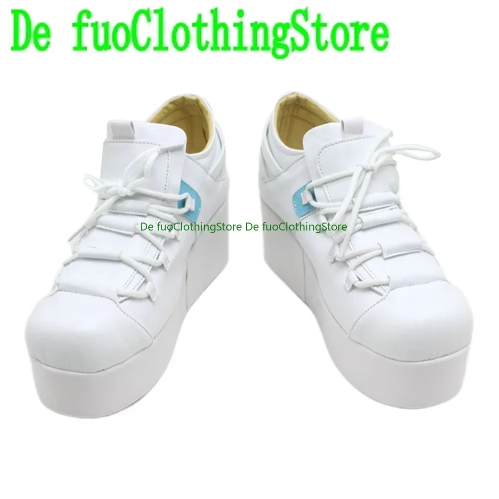 الأزرق الأرشيف Nekozuka Hibiki تأثيري أحذية الأحذية لعبة أنيمي كرنفال حفلة الهالوين عيد الميلاد Defu متجر الأحذية