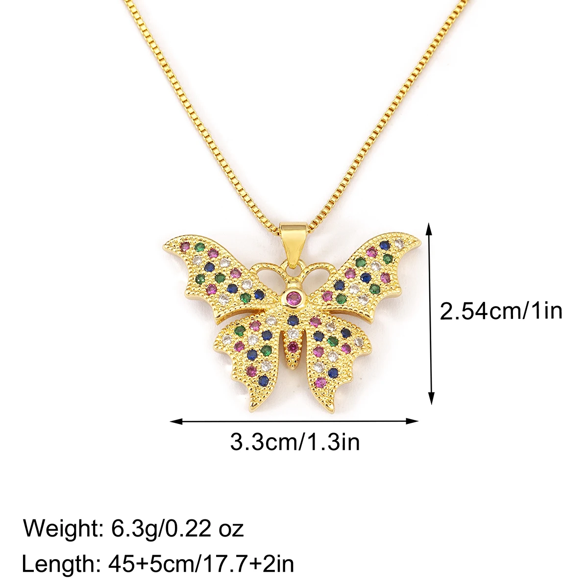 AIBEF Lifelike Butterfly/Dragonfly/Wings Shaped Necklace 5 Designs Vivid Copper Zircon Jewelry Pendant Dinner Party For Women