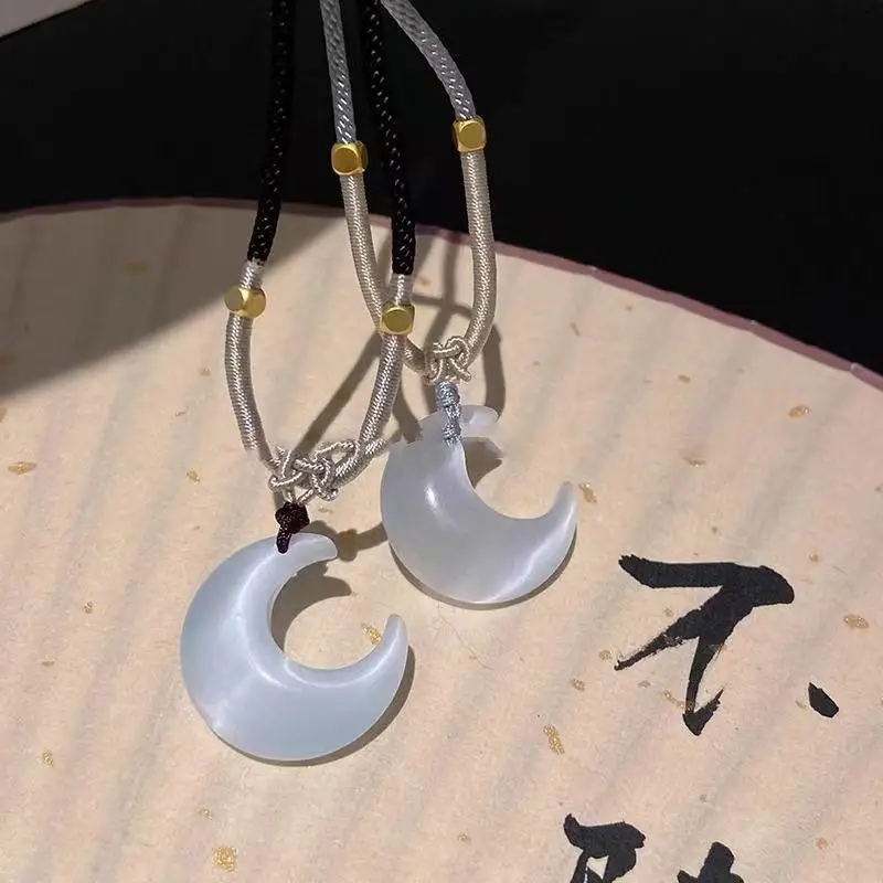 Böhmische lange Halskette mit Anhänger für Damen, runde, ovale Blatt-Perlenkette, Seilketten-Pulloverkette, geometrischer, trendiger Schmuck, Geschenkidee – Detail 8