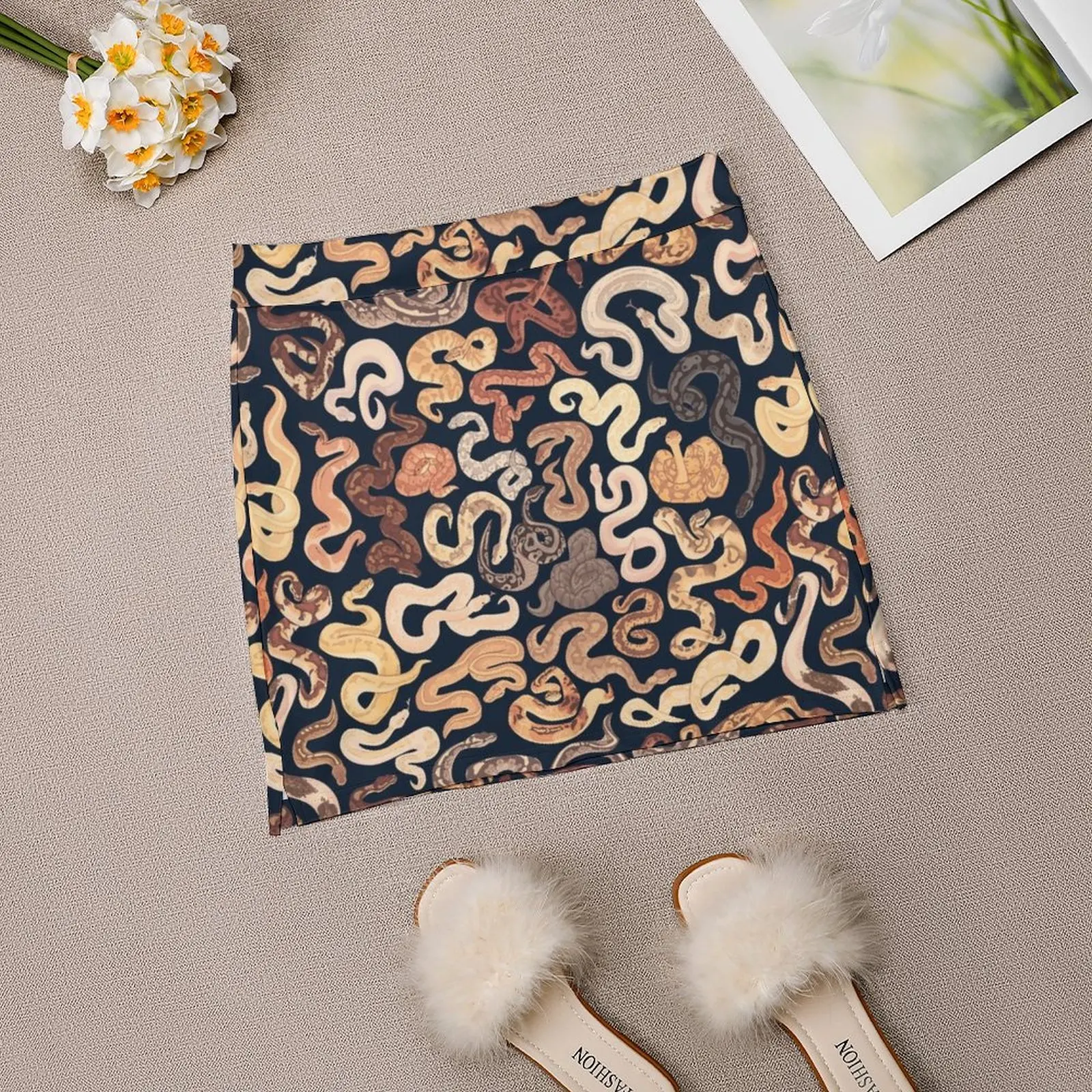 Morph flavored noodles in dark blue Light Proof Trouser Skirt women's summer clothing 2023 korean style skirt School uniform