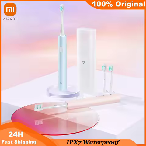 Xiaomi Mijia T200C Sonic Electric Toothbrush With Case Adult Ultrasonic Automatic Toothbrush USB Rechargeable IPX7 Waterproof