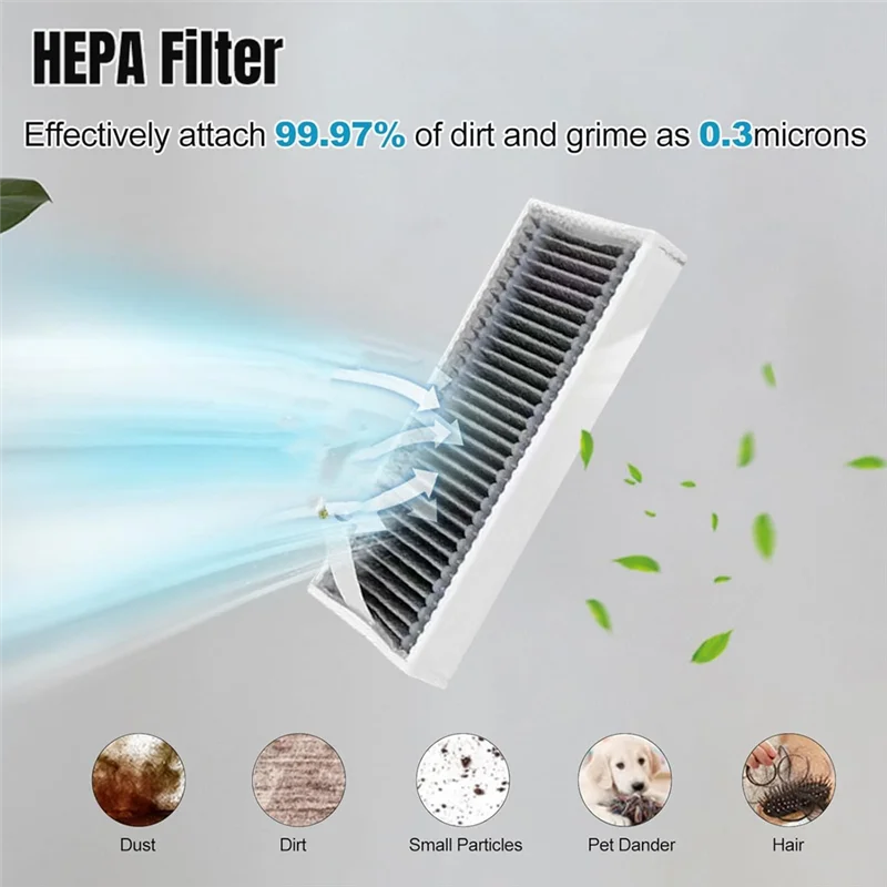 AC39-вакуумные детали для Ecovacs Deebot T80 Omni/T80 робот-пылесос, набор щеток-фильтров