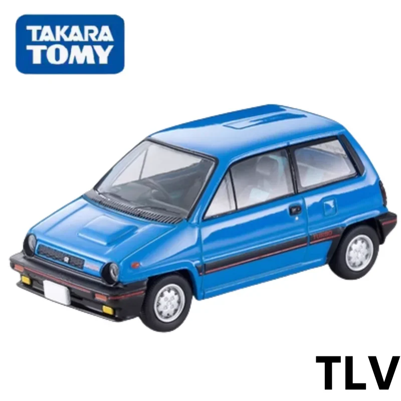 TOMYTEC TLV 1:64 N261b Honda City Turbo 82, alloy die cast car static model, children's birthday toy gift, room decoration.