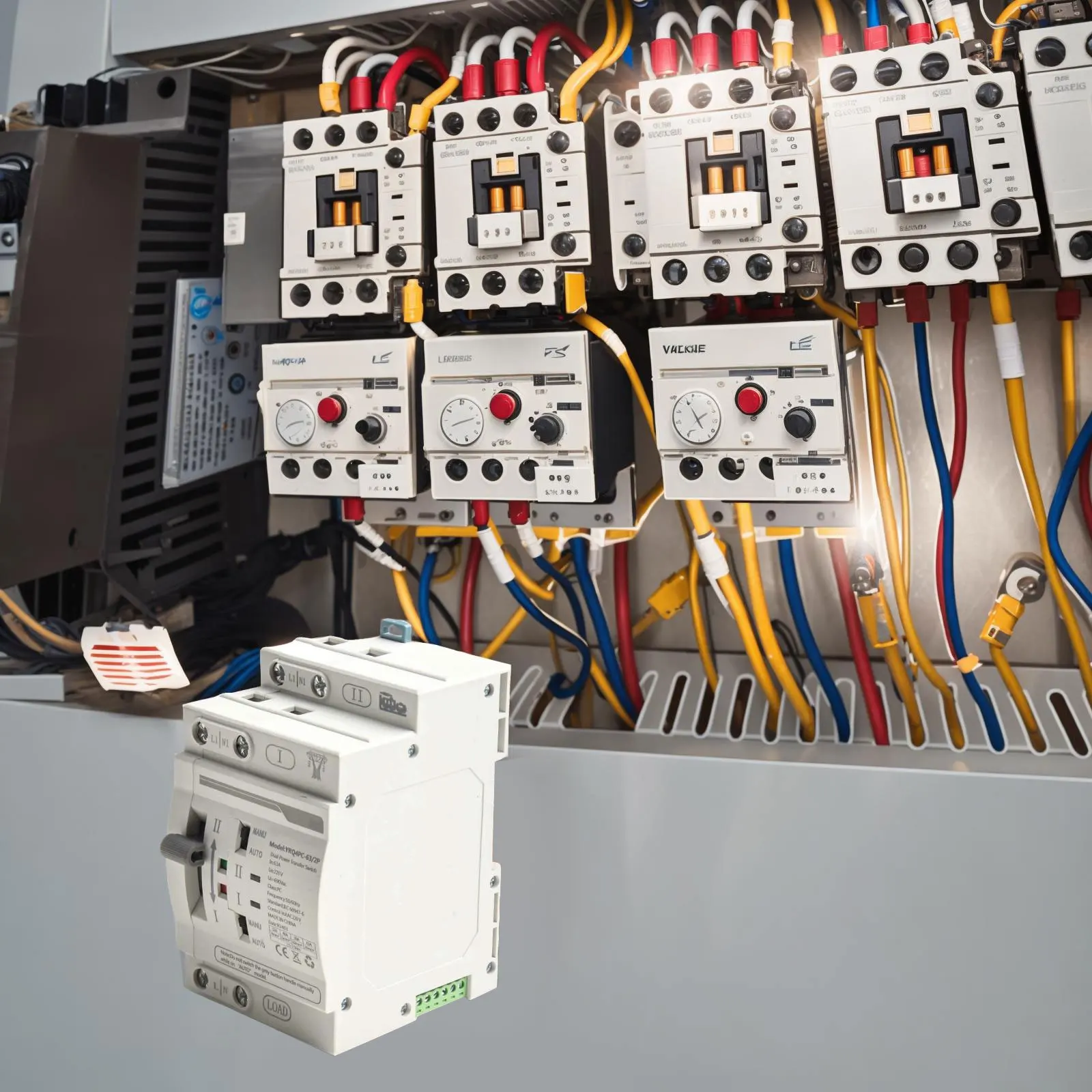 

32-63A Transfer Switch Automatic Transfer Switch Manual Mode Automatic Mode Frequency 50/60Hz Seamless Power Supply Transition