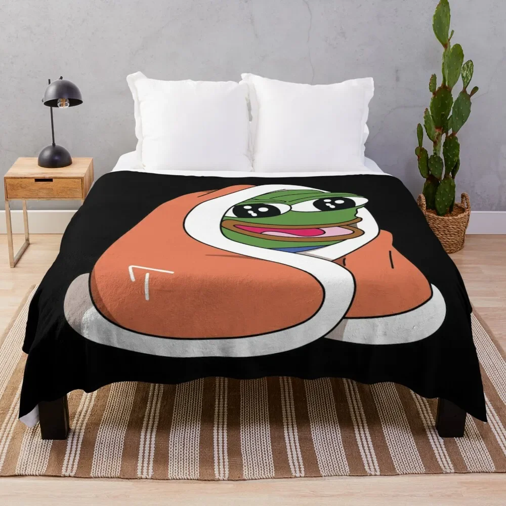 

peepoBlanket Emote High Quality Throw Blanket decorative Luxury Thicken Blankets