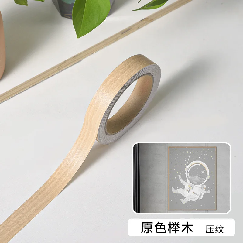 2cm 2.5cm 3cm Self Adhesive Furniture Wood Veneer Decorative Edge PVC for Furniture Cabinet Office Table Wood Surface Edging 10M