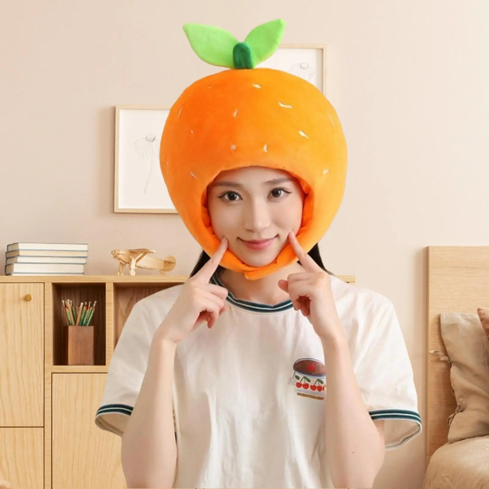 หมวกตุ๊กตาขนนุ่ม อุ่นสบาย น่ารัก สำหรับเด็กชายและเด็กหญิง หมวกตุ๊กตาสำหรับถ่ายรูป แต่งกายสำหรับเล่นบทบาทสมมติ งานแฟนซี ฮาโลวีน งานวันเกิด งานคาร์นิวัล