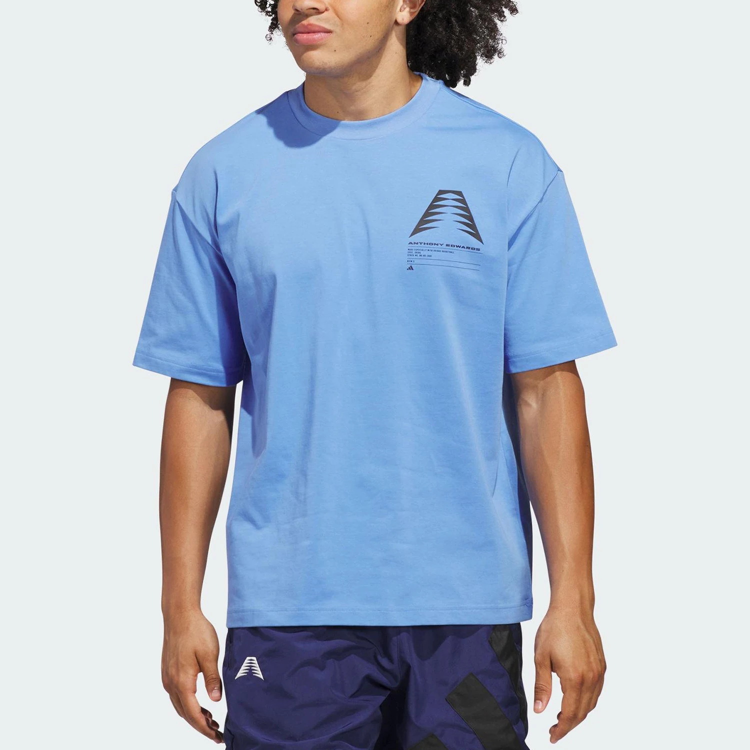 

Мужская повседневная дышащая футболка Adidas Authentic 2025 Autumn с коротким рукавом JM2681