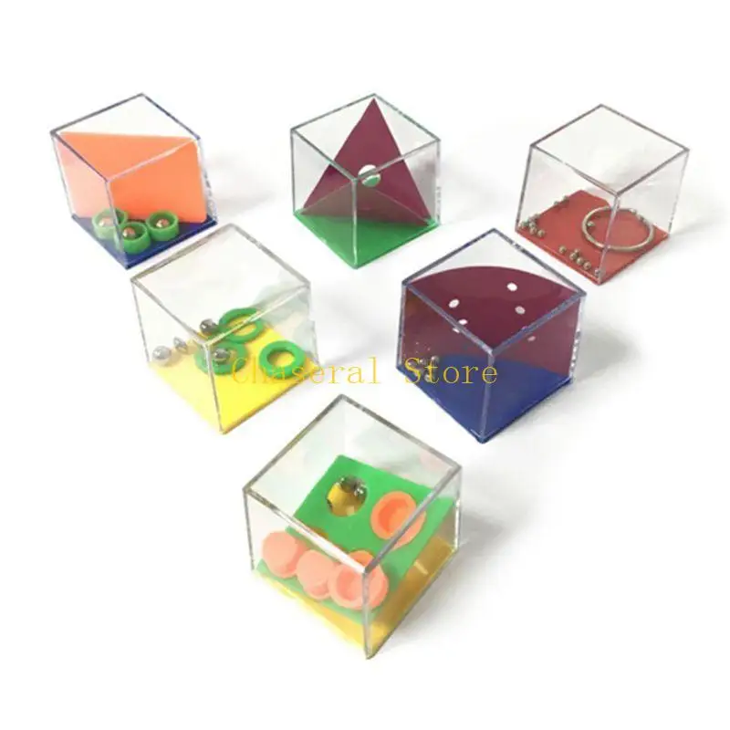 E7CE 24 PCS Maze Puzzle Box Three-Dimensional Ball Maze Funny and Cool Teasers for Kids-Safe for Boys Girls Teens,
