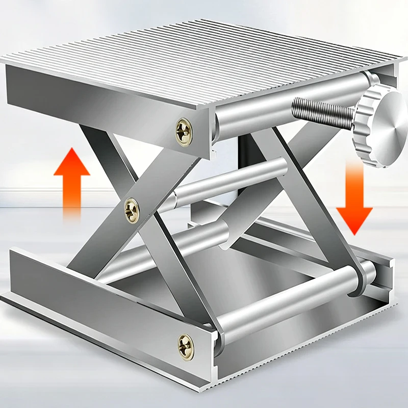 90x90mm Universal Stand Leveling Bracket Lab Lift Platform Stand Level 90mm Table Adjustable Height Lifting Stand Accessories