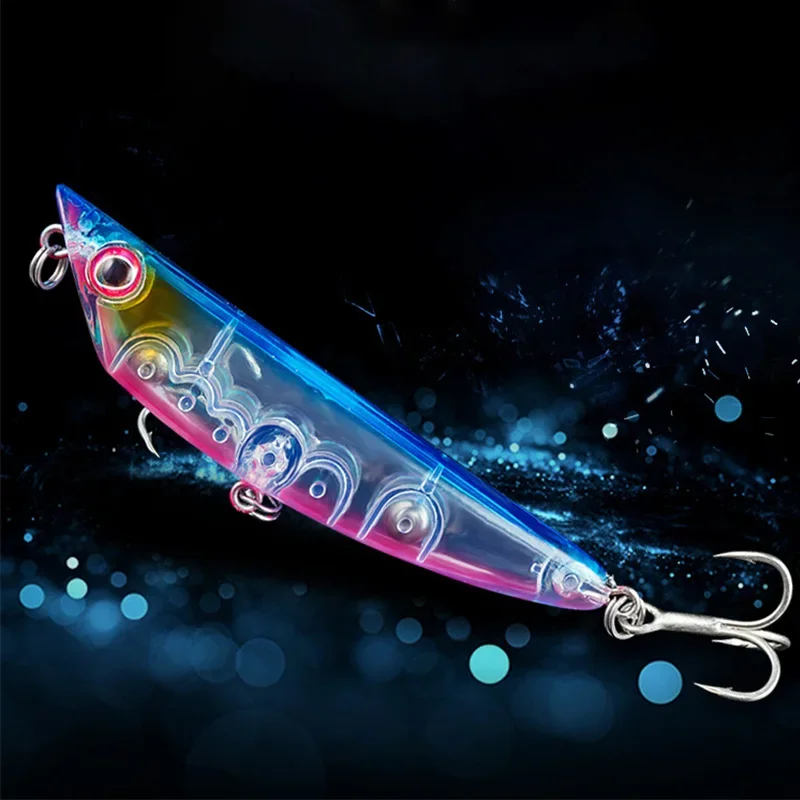 Fishing Lure Bait Swimbait Jerkbait Pencil 80mm 9g Walk Dog Floating Lures Bass bait luer Floating Pencil Surface Stick