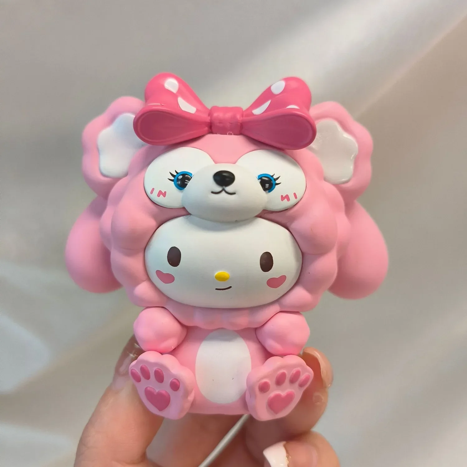 Miniso Sanrio Stich Hello kitty Cinna moroll sechs handgemachte Modelle von Schafs köpfen Freund Geschenk Party Gefälligkeiten für Kinder Geburtstag