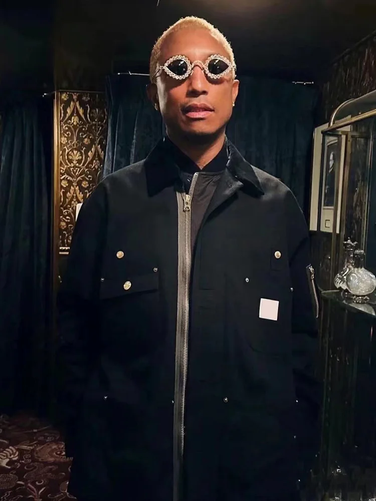 

ex Workwear Sle Triple Color Jaet Sweatirt Loose Fit Long Sve Autumn Winter Faion Couple's Jaet Coat