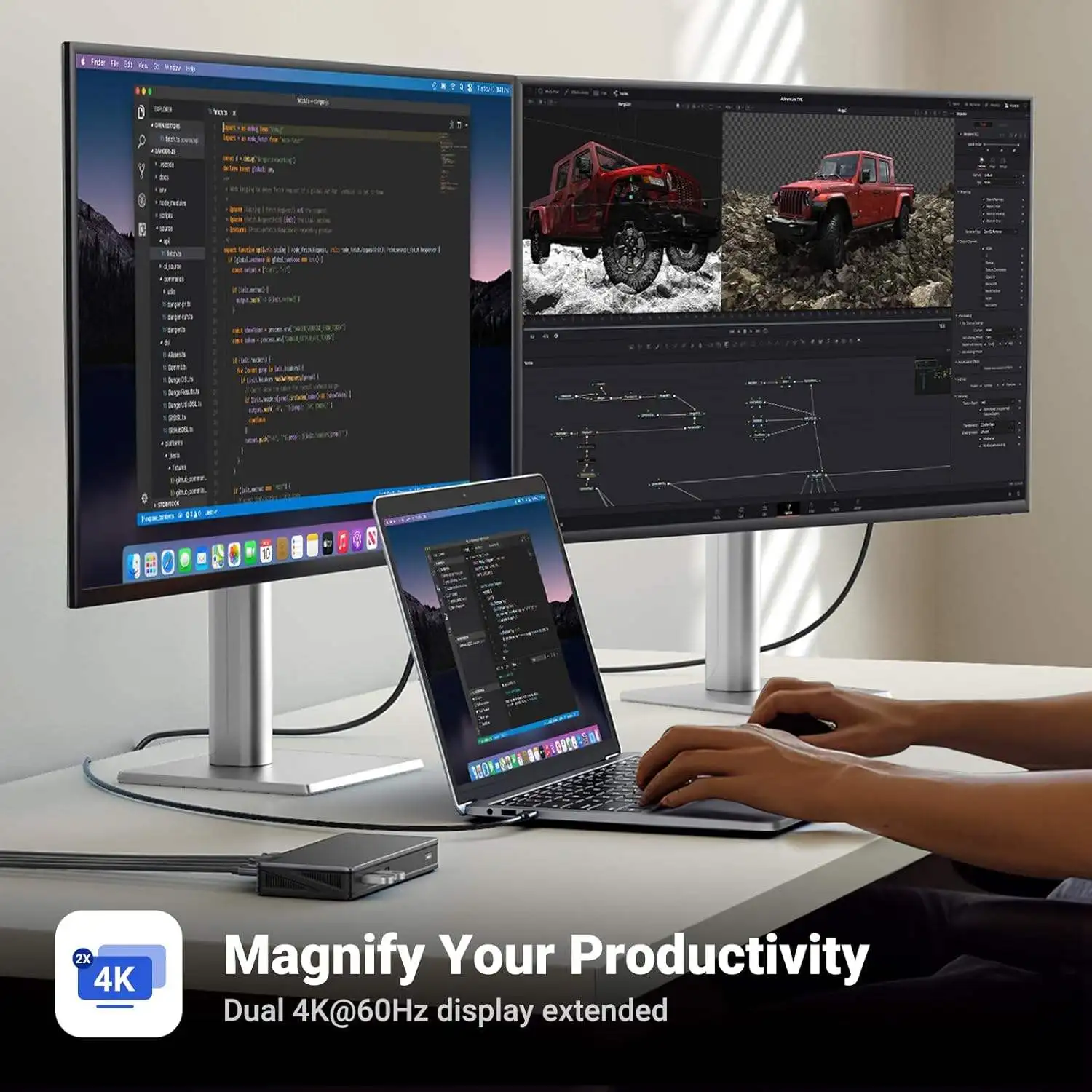 UGREEN CM615 Revodok Pro 209 9 in 1 USB C Docking Station Display