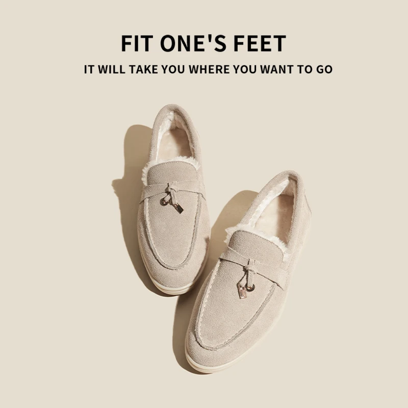 Women's Fce Lined LP Loers Casual Faion Single oes Easy to Wear Increased Height Briti Sle Flat round Toe Rubber...