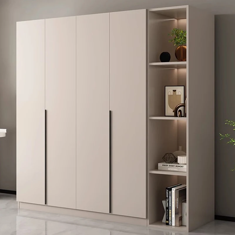 

Rustic Cabinet Wardrobe Wooden Long Heavy Duty Cabinet Bedroom Wardrobe White Modern Cheap Armadio Guardaroba House Furniture