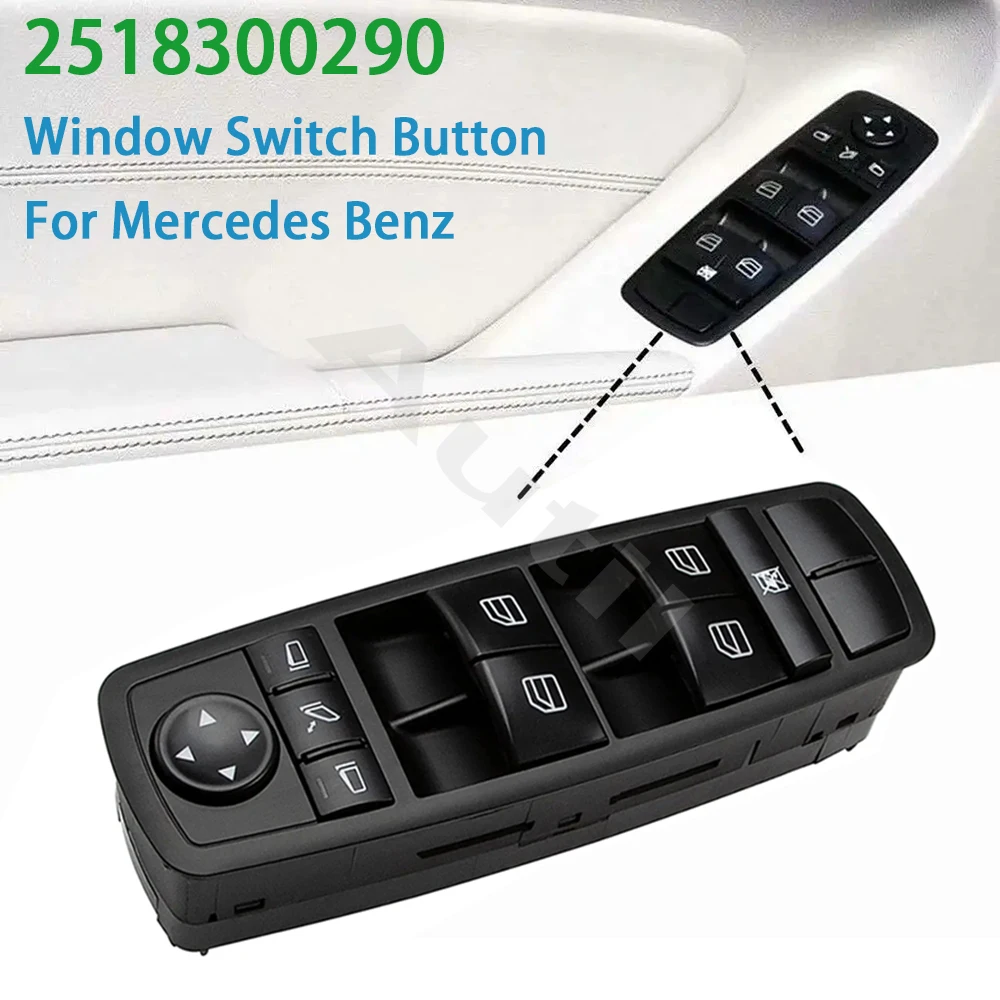

Кнопка стеклоподъемника для Mercedes-Benz W164 GL320 GL350 GL450 ML320 ML350 ML450 ML500 R350 2518300290 A2518300290