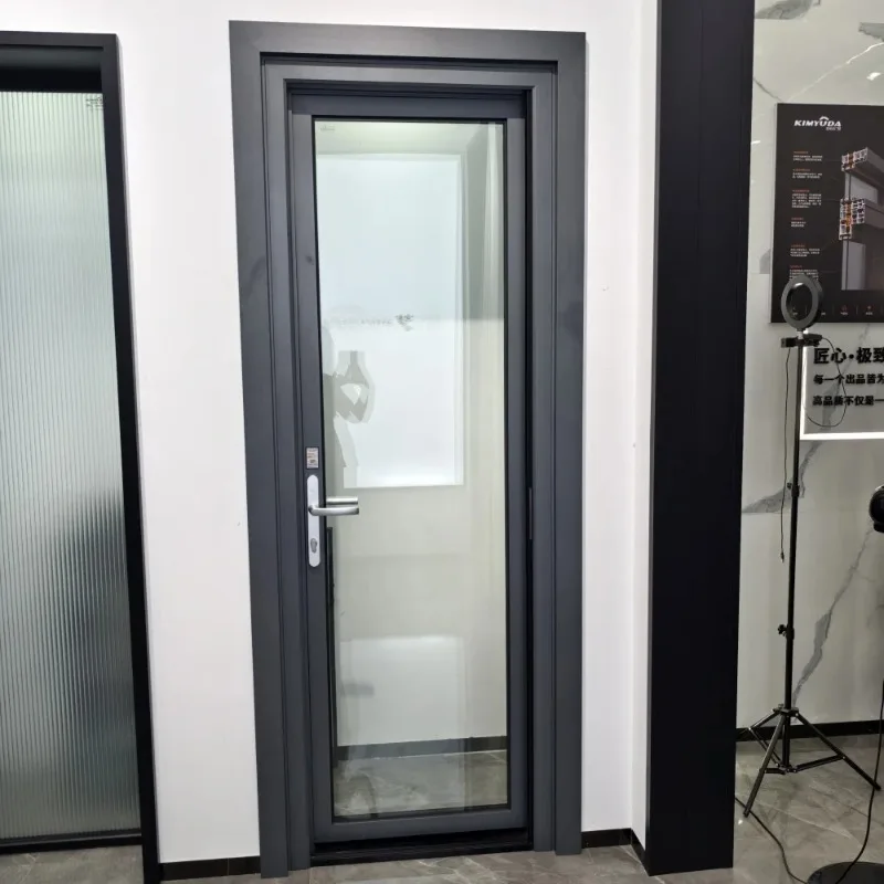 Casement Door Soundproof Tempered Glass Door for House Thermal Break Aluminum Alloy Building Material Exterior Doors for Sunroom