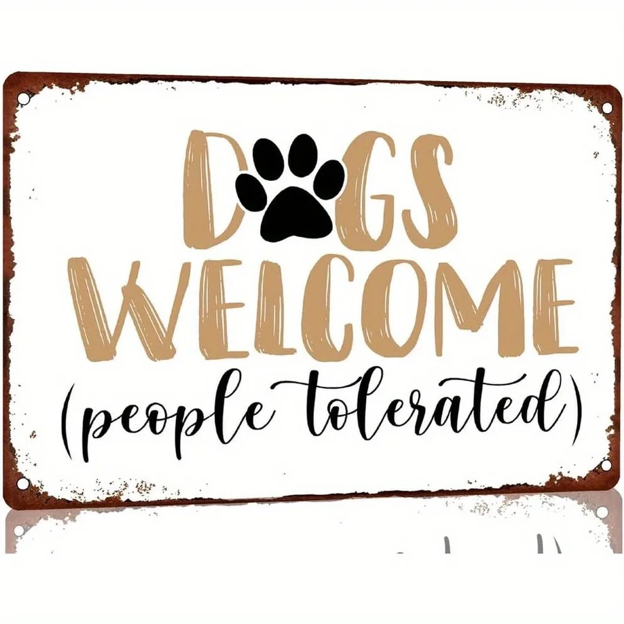 2D Flat 1pc 8x12 Inch Metal Sign 