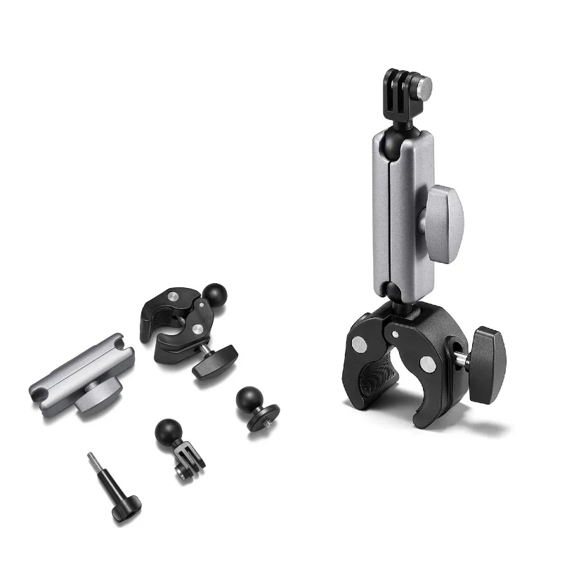 AliExpress Terebento Motorcycle Handlebar Mount Bicycle Frames Alloy 360° For GoPro Hero 13 12 11 10 Insta360 Dji Osmo Action Camera