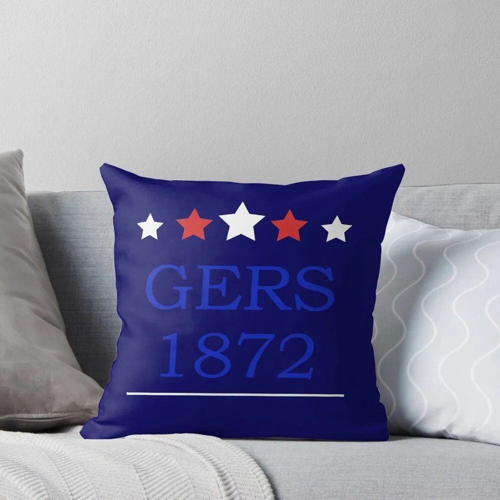 

Glasgow Gers 1872 blue Throw Pillow Pillow Cases autumn decoration sleeping pillows pillowcases for sofa cushions