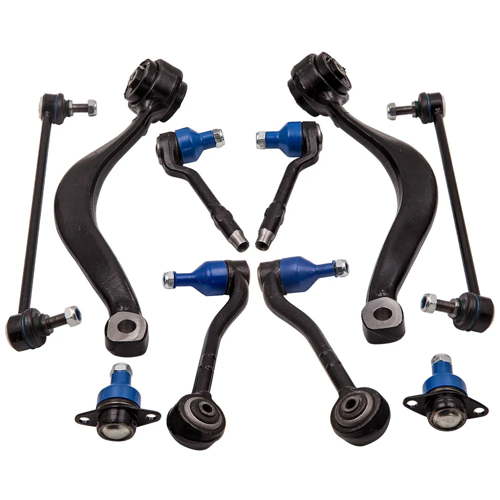 10 Pcs Front Lower Ball Joint Control Arm Sway Bar Link for BMW X5 E53 2000 - 2006