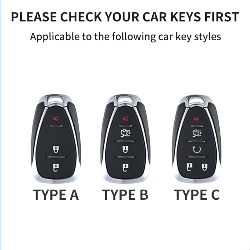 Car Key Case Cover Shell Fob For Chevrolet Cruze Malibu XL Camaro Blazer Equinox Camaro 2017 Keychain Shell Holder Car Accessori - view 2