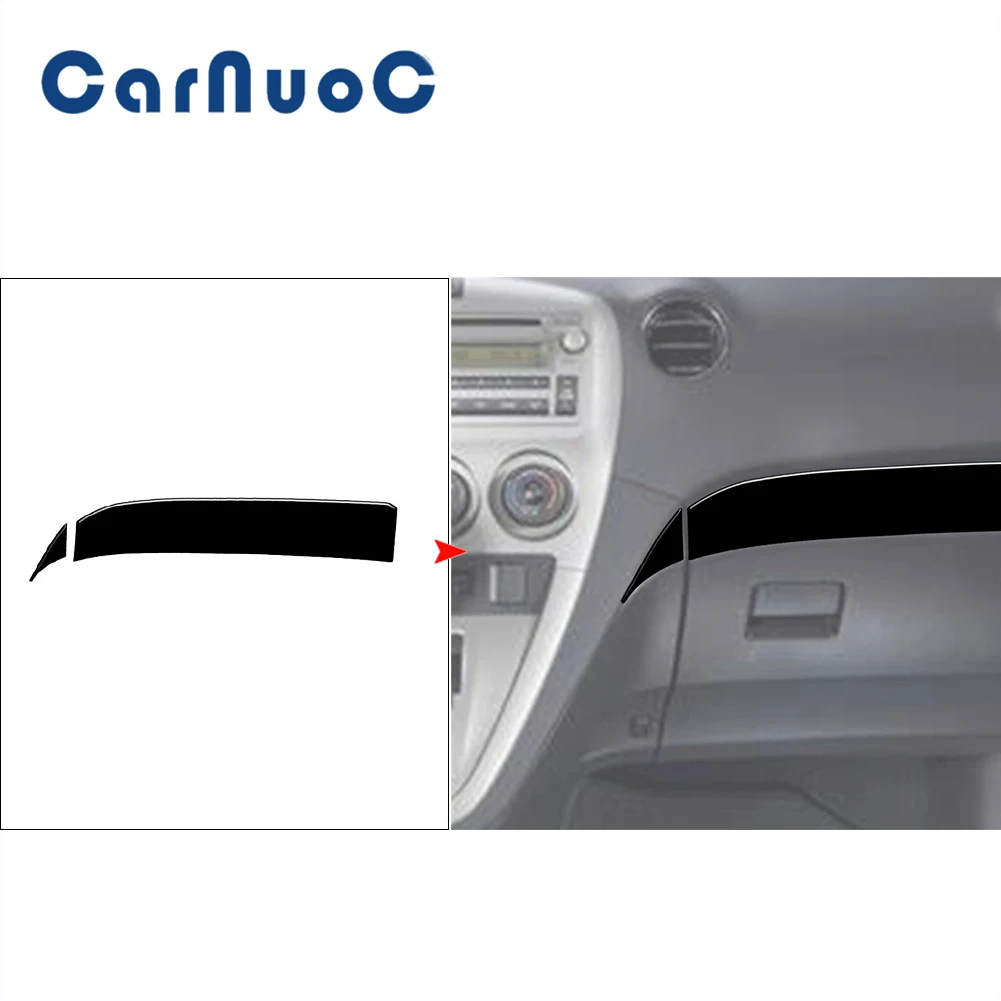 

Black Car Stickers Dashboard Cover Trim For Toyota Matrix 2009 2010 2011 2012 2013 2014 Interior Moulding Decorative Accessories