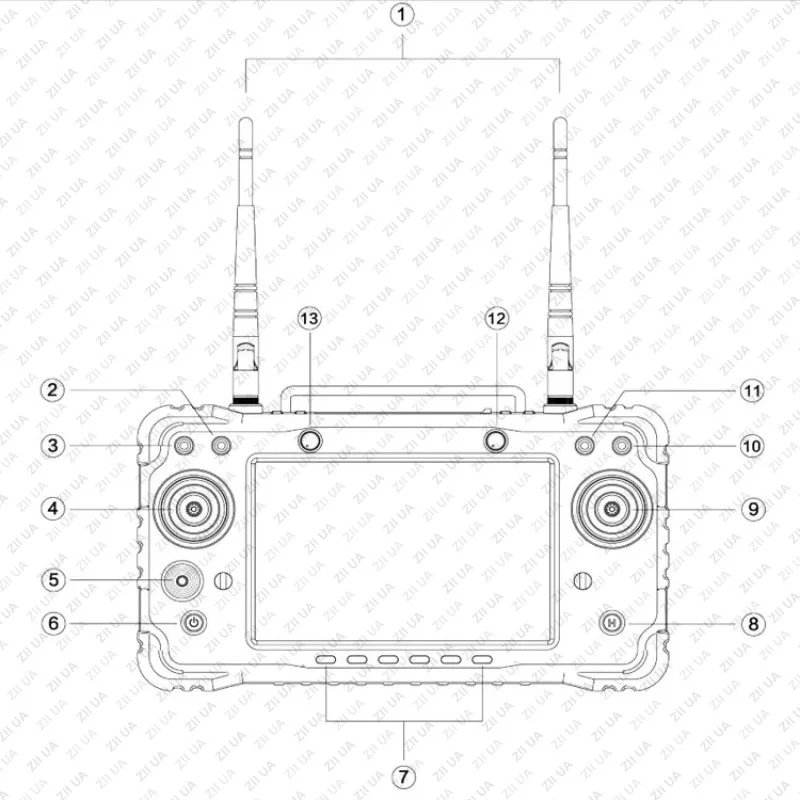 

H16 H16 Pro: Цифровое управление изображением 1080P, пульт 3-в-1 с передачей на 10 км, интегрированное подключение для устройств обработки изображений